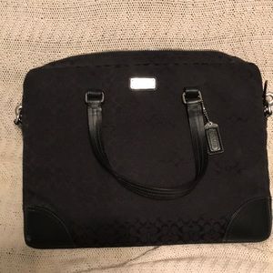 Coach Signature Laptop or Tote